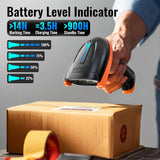 Tera Barcodescanner Draadloze 1D Laser
